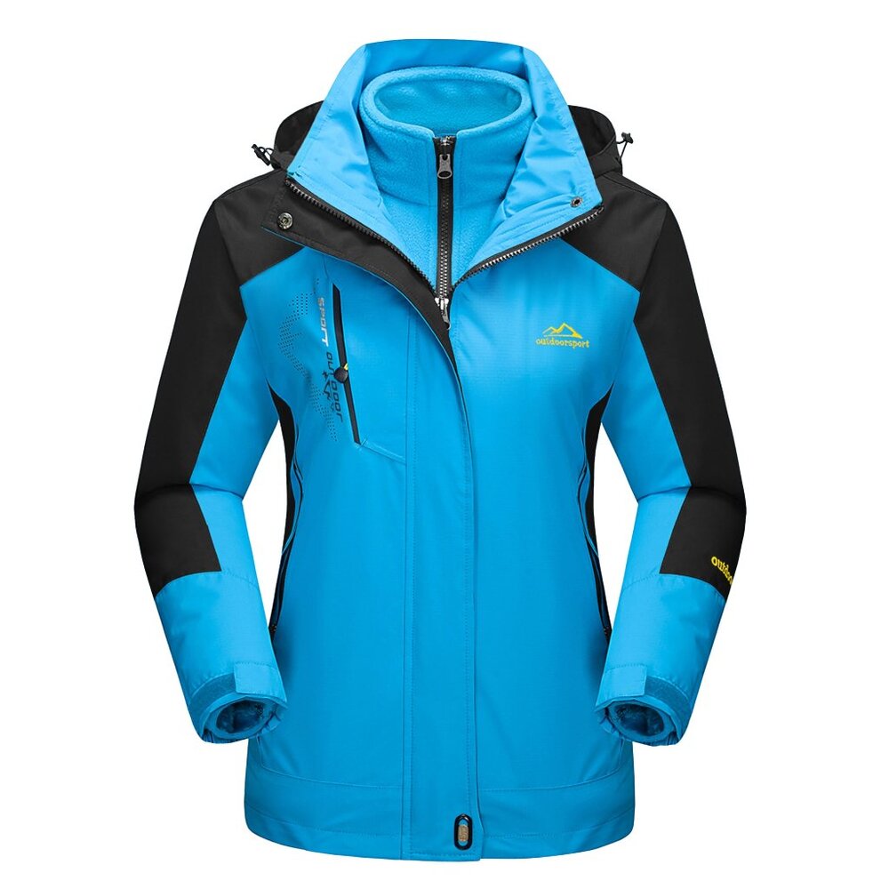 MAGCOMSEN Womens XS Winter Coat with Hood * 3 In 1 Jacket * Waterproof